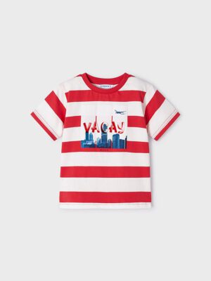Mayoral Red Stripe Vacay T