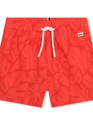 Boss Toddler Red Swim Shorts