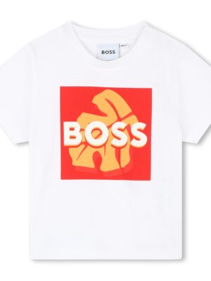 Boss Toddler Red Boss Logo T-Shirt