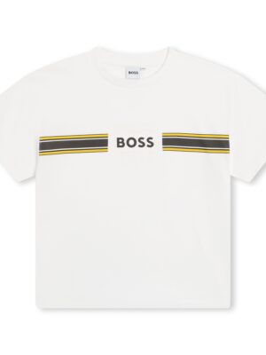 Boss Yellow Stripe T-Shirt