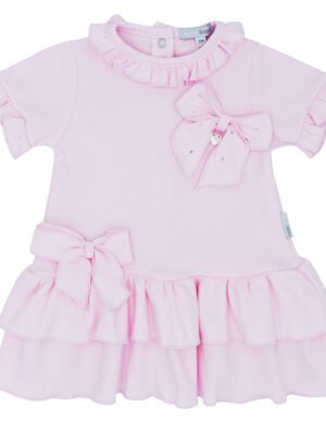 Blues Baby Pink Bow Dress