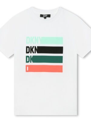 DKNY White T With Swim Shorts