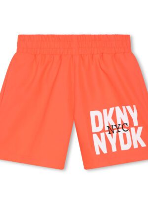DKNY White T With Swim Shorts