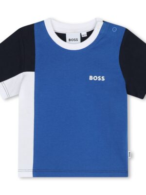 Boss Toddler White/Blue T-shirt