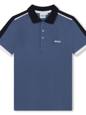 Boss White/Blue Polo