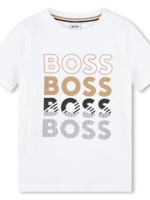 Boss White Boss Logo T-Shirt
